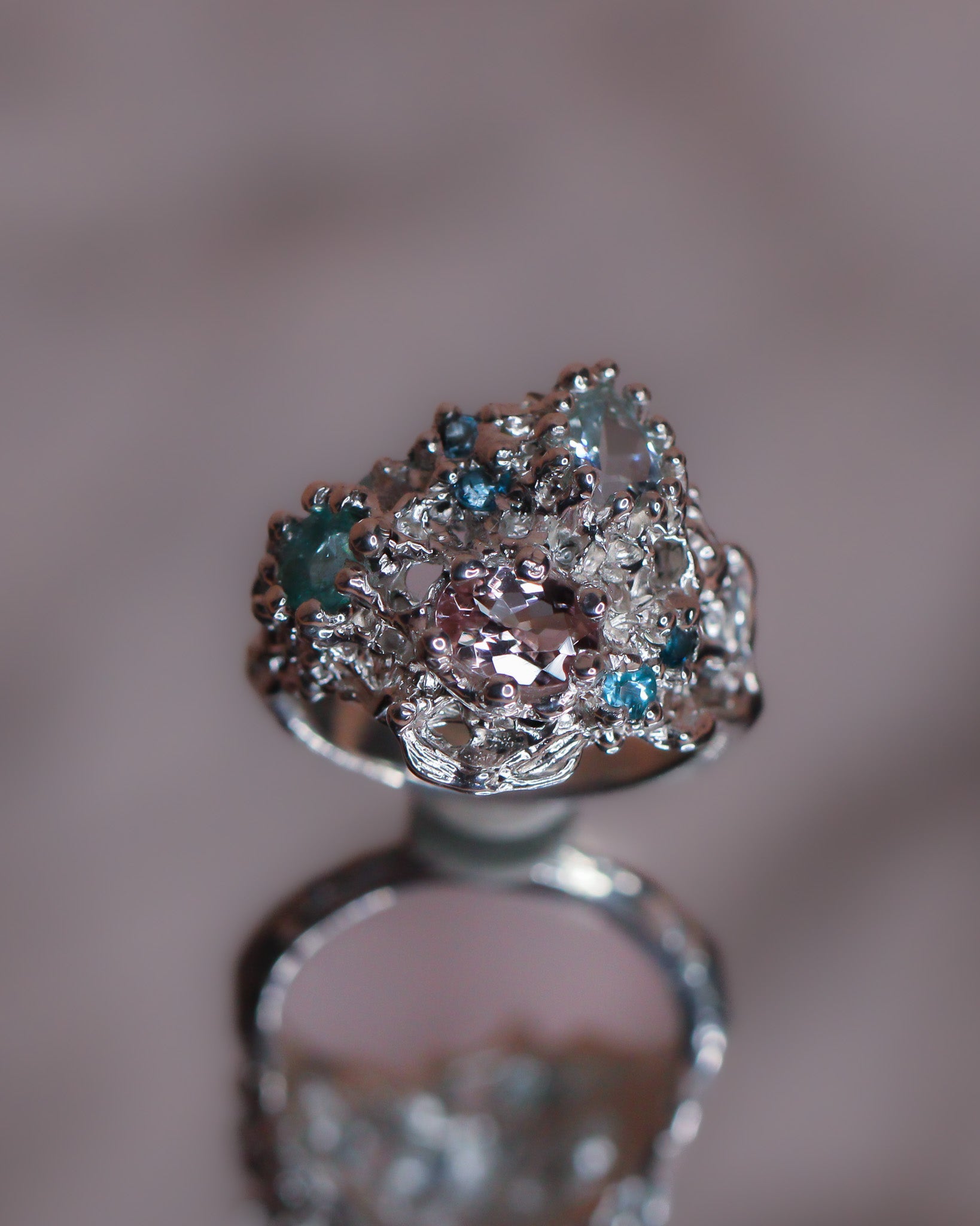Tides of Tethys talisman ring
handcrafted astrological talisman Tides of Tethys