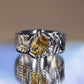 JOJ #3 Baguette Citrine Ring size 4 3/4