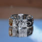 JOJ #3 Baguette Citrine Ring size 9 1/2