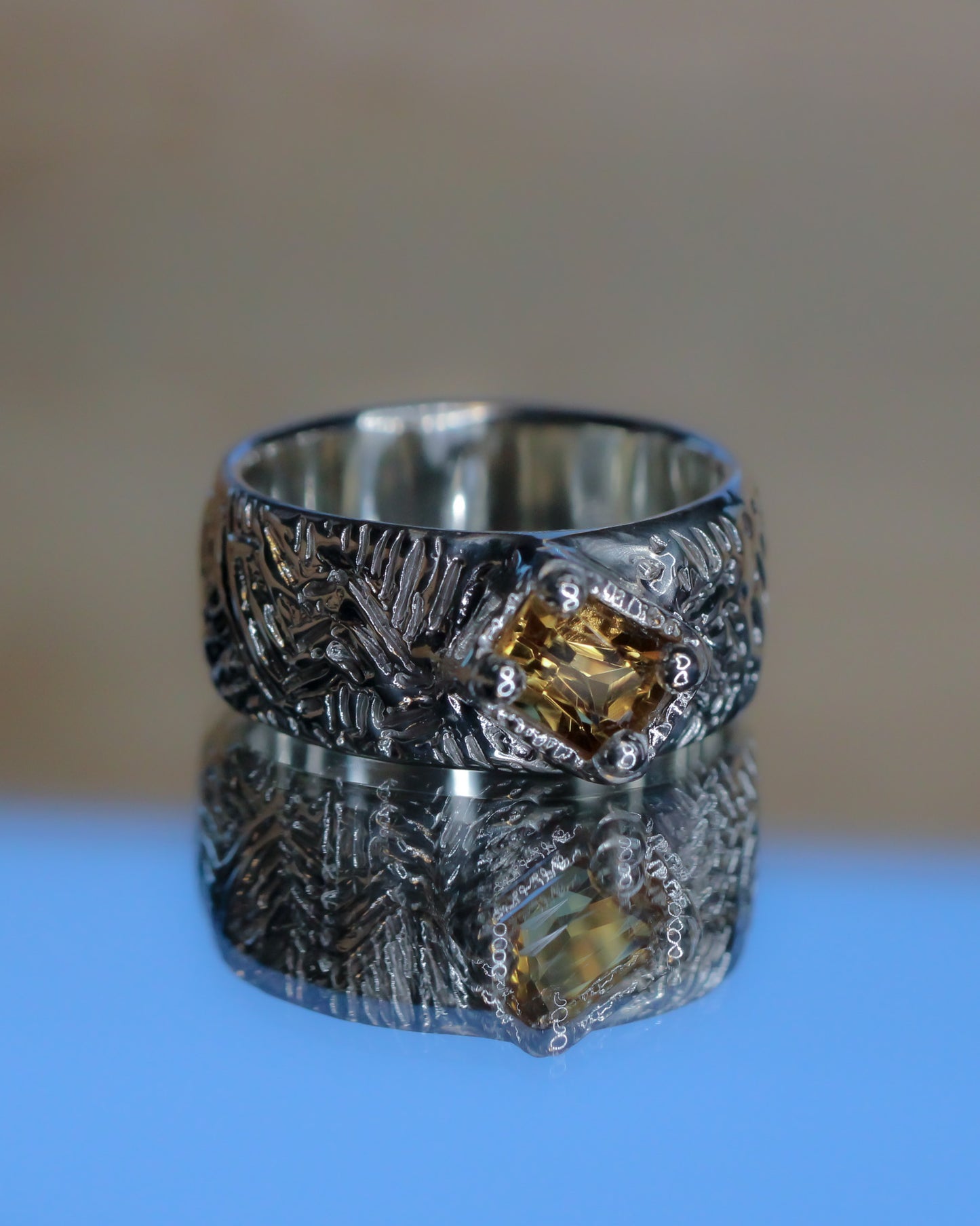 Tides of Tethys talisman ring
handcrafted astrological talisman Tides of Tethys