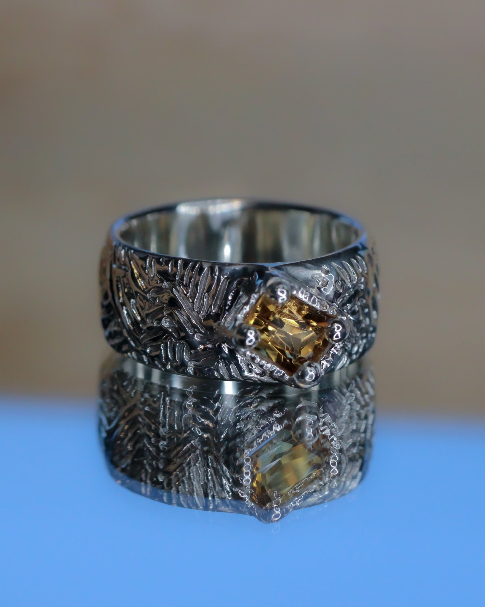 Tides of Tethys talisman ring
handcrafted astrological talisman Tides of Tethys
