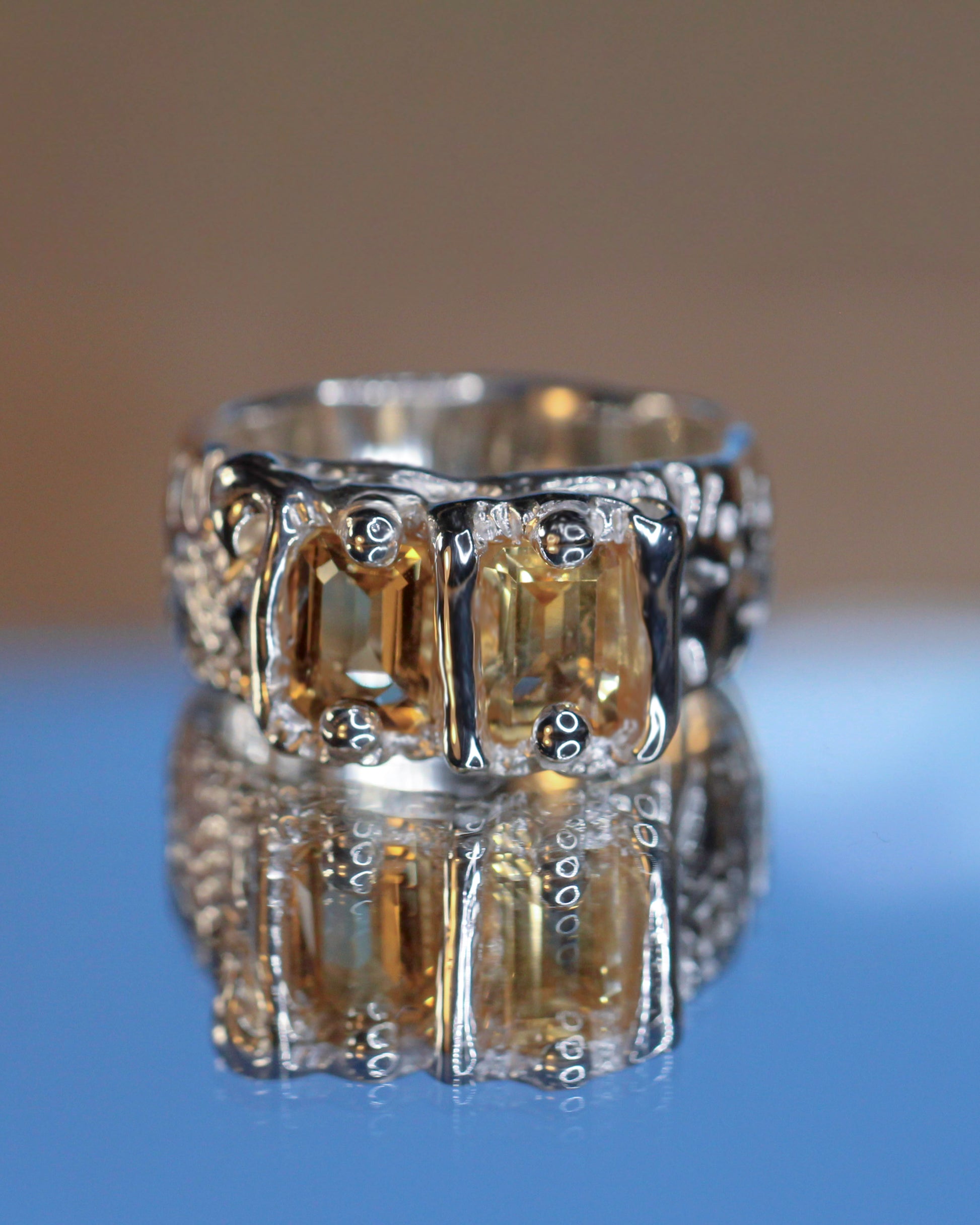 Tides of Tethys talisman ring
handcrafted astrological talisman Tides of Tethys
