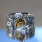 Tides of Tethys talisman ring
handcrafted astrological talisman Tides of Tethys