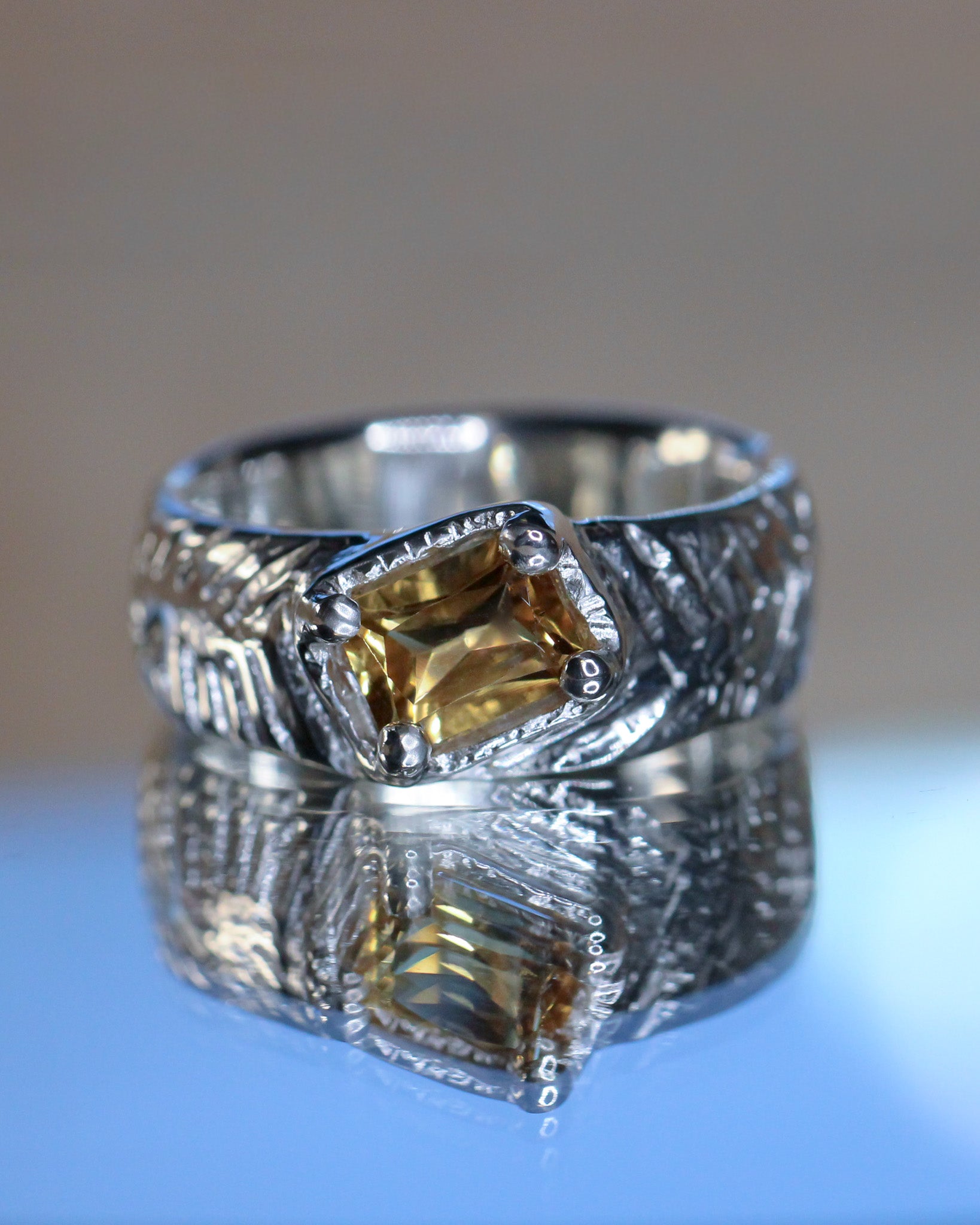 Tides of Tethys talisman ring
handcrafted astrological talisman Tides of Tethys