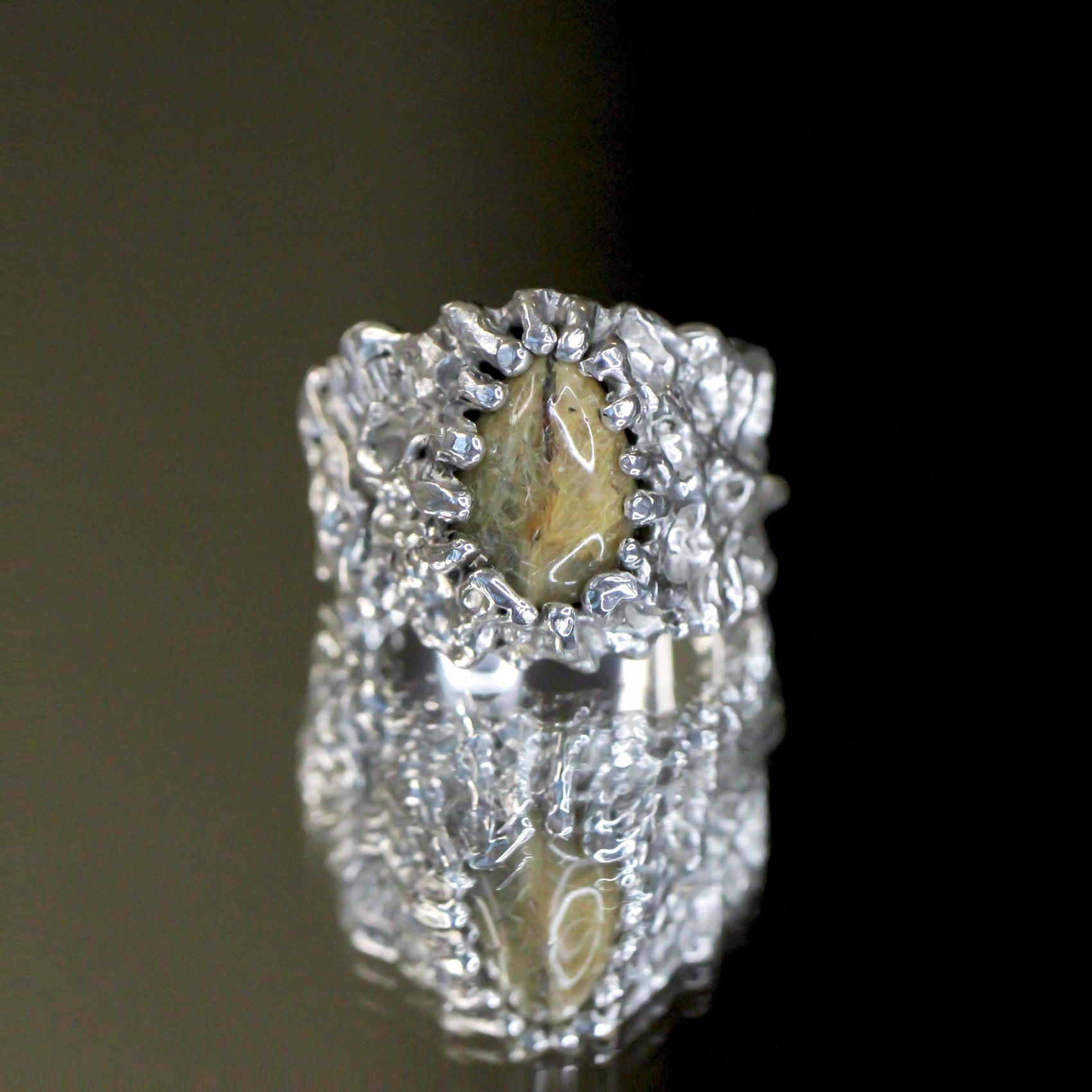 Lovely Taygete - Star of the Pleiades Talismans - Ring 2# size  7 3/4