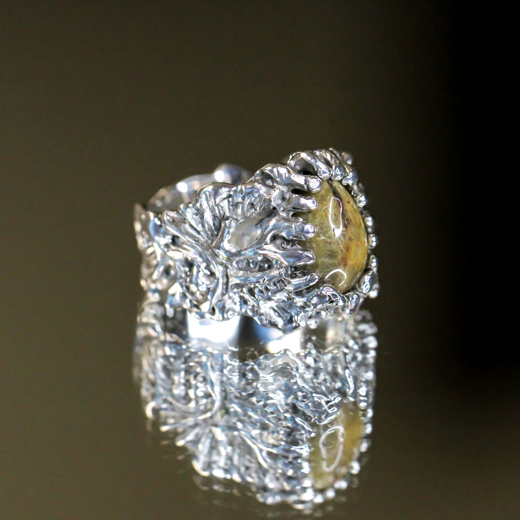 Lovely Taygete - Star of the Pleiades Talismans - Ring 2# size  7 3/4