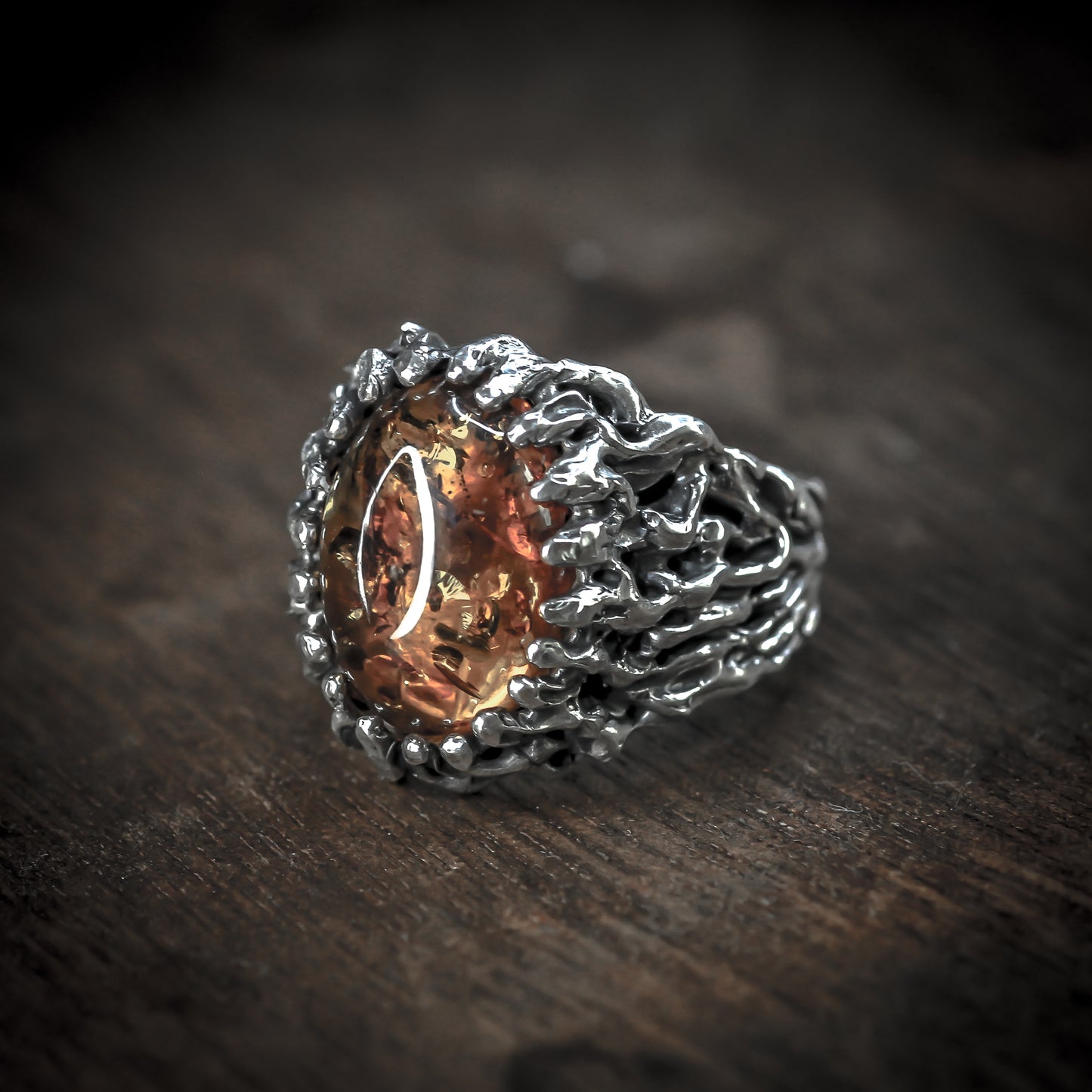 Solar Amber Talisman Rings - The Operation of the Sun