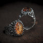 Solar Amber Talisman Rings - The Operation of the Sun