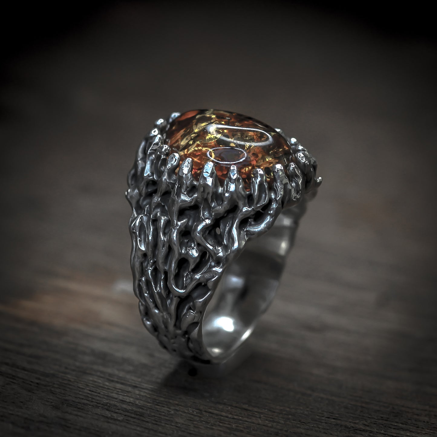 Solar Amber Talisman Rings - The Operation of the Sun