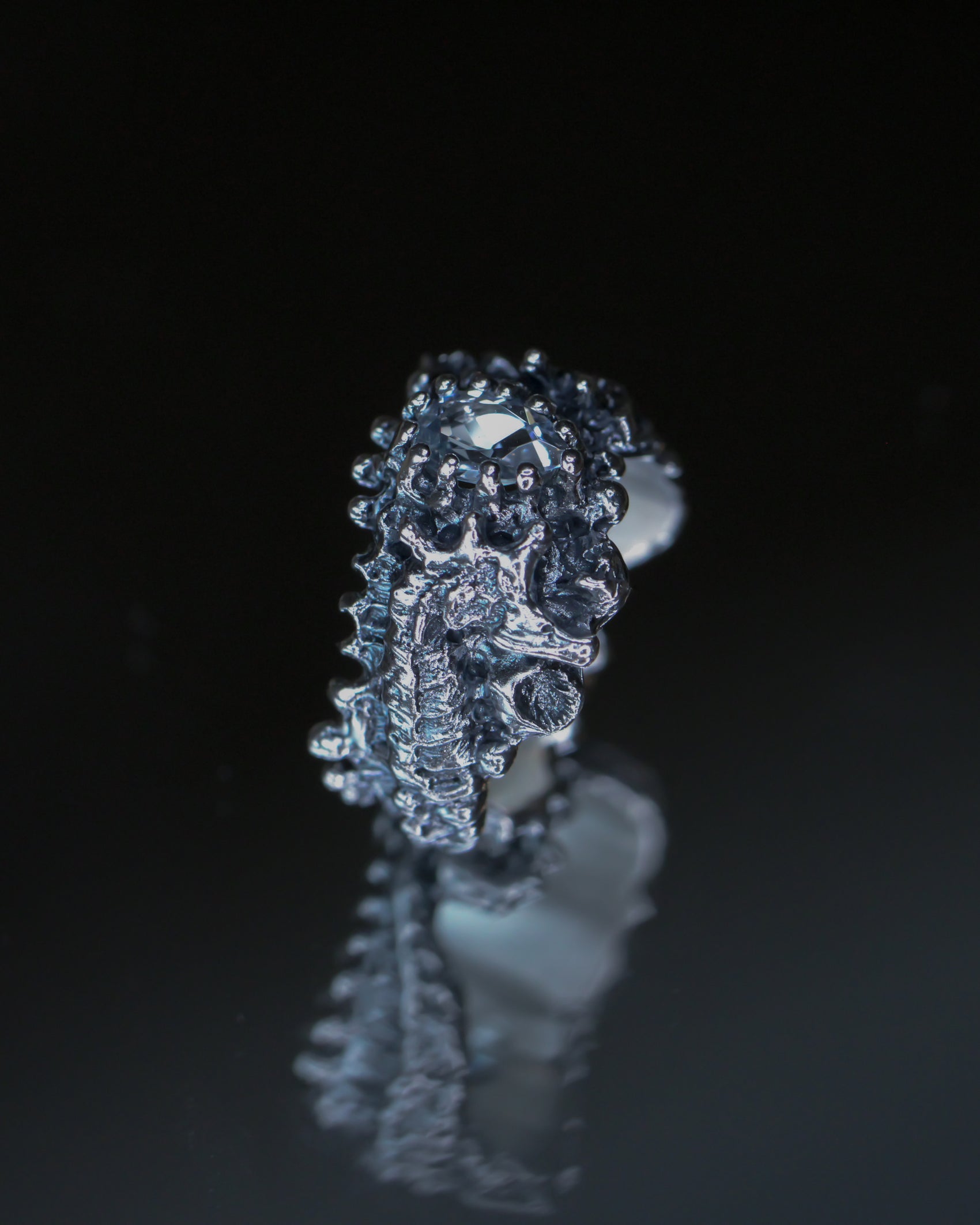 Bringing Wind to Your Sails — Aquamarine Sualocin Talisman Rings