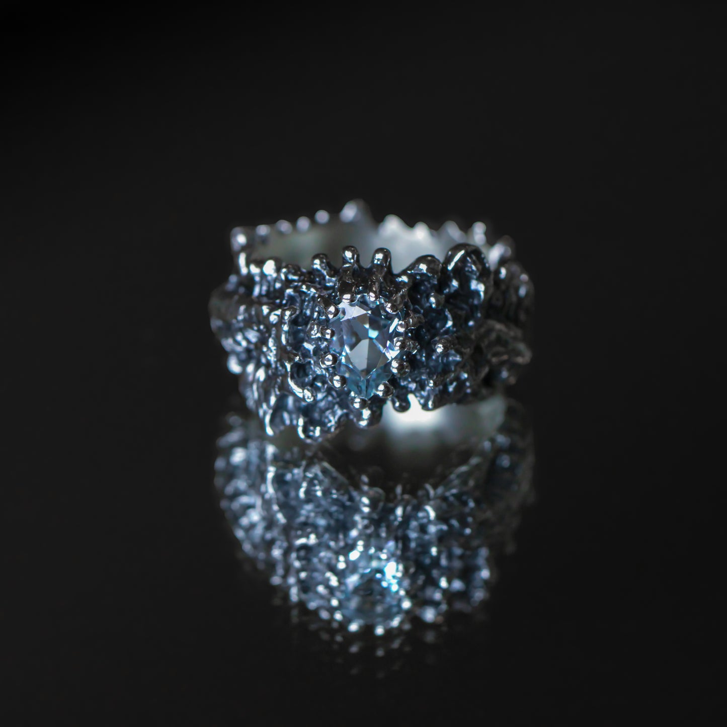 Bringing Wind to Your Sails — Aquamarine Sualocin Talisman Rings