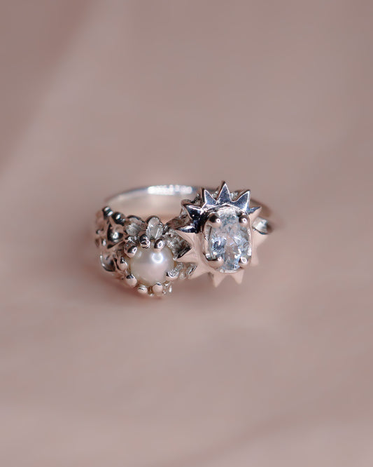 Tides of Tethys talisman ring
handcrafted astrological talisman Tides of Tethys