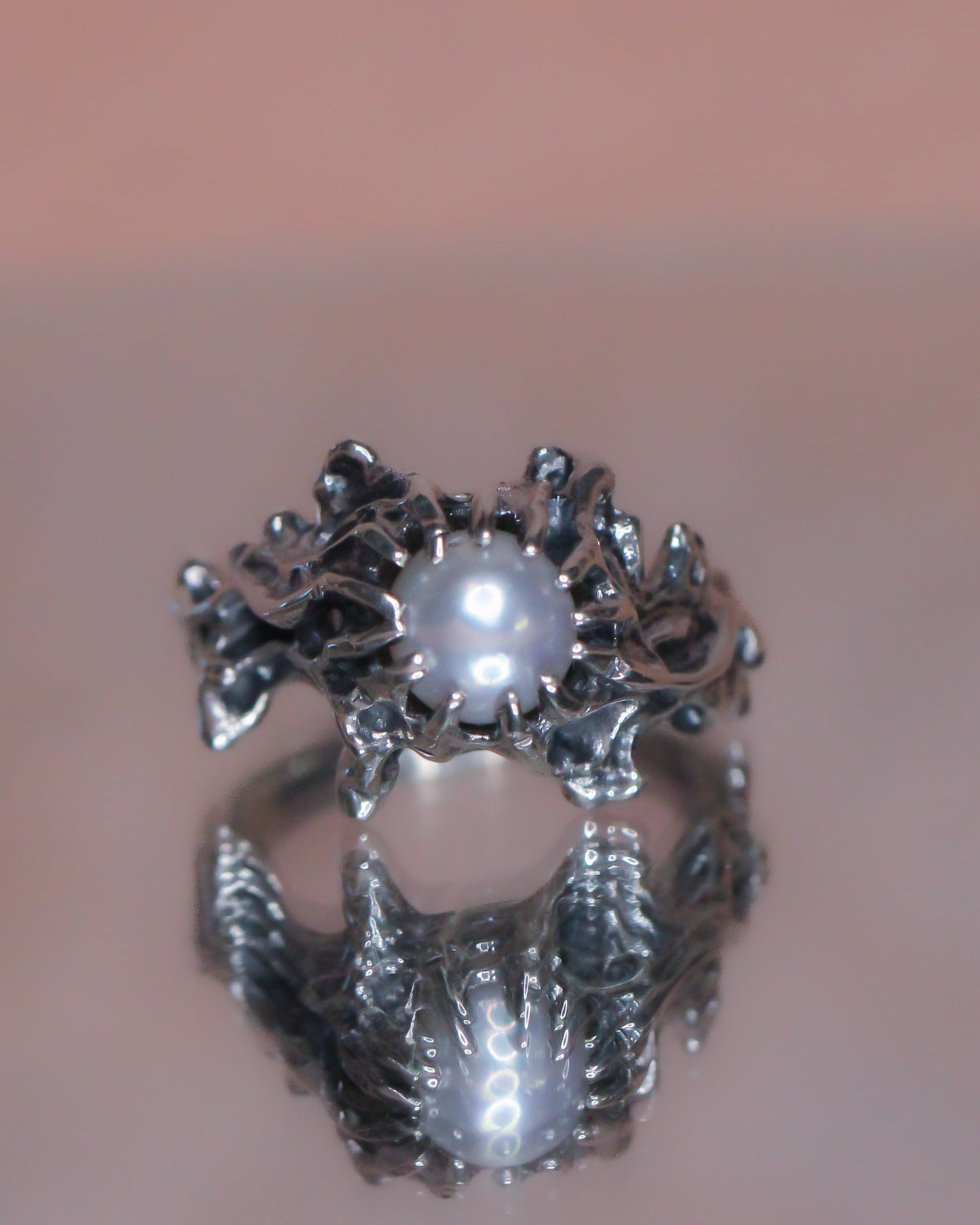 Tides of Tethys talisman ring
handcrafted astrological talisman Tides of Tethys