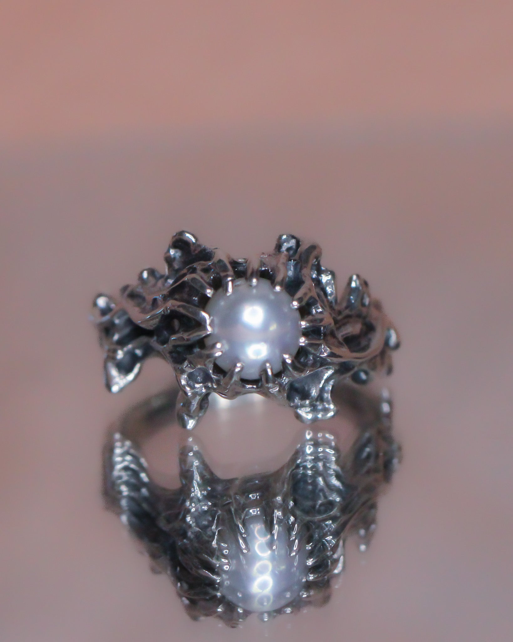 Tides of Tethys talisman ring
handcrafted astrological talisman Tides of Tethys