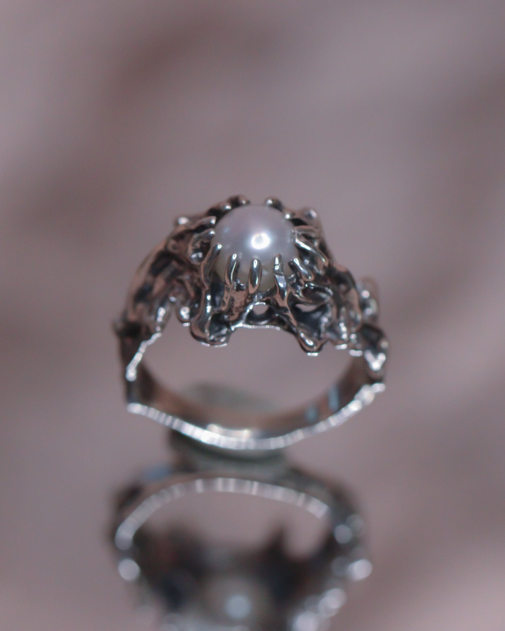 Tides of Tethys talisman ring
handcrafted astrological talisman Tides of Tethys