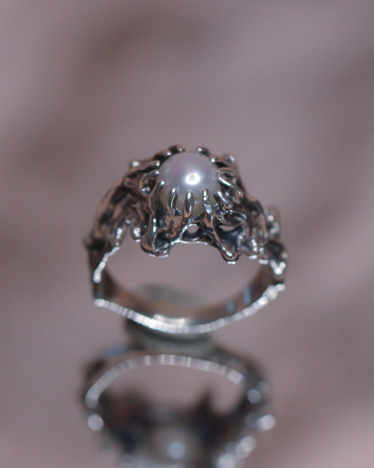 Tides of Tethys talisman ring
handcrafted astrological talisman Tides of Tethys