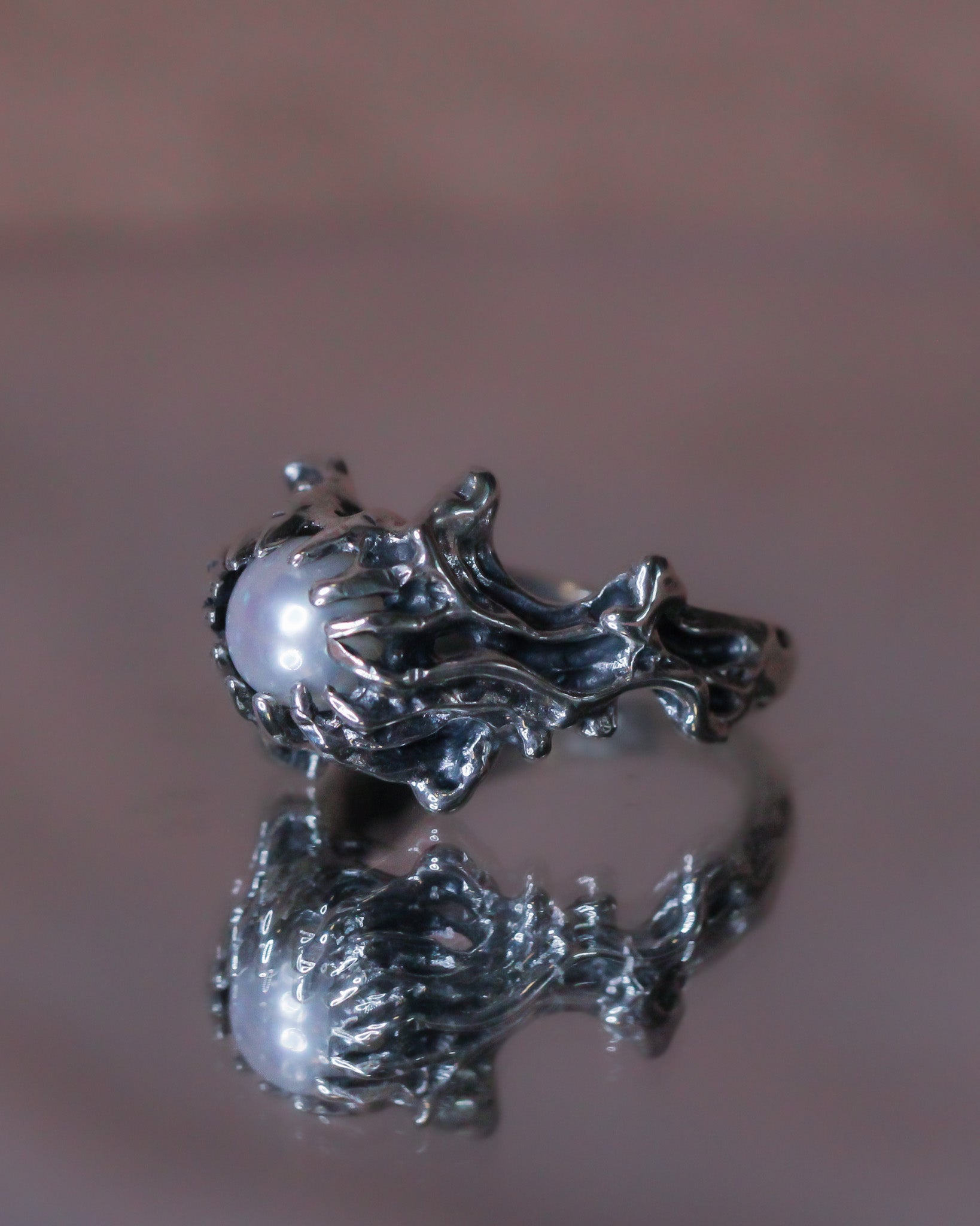 Tides of Tethys talisman ring
handcrafted astrological talisman Tides of Tethys