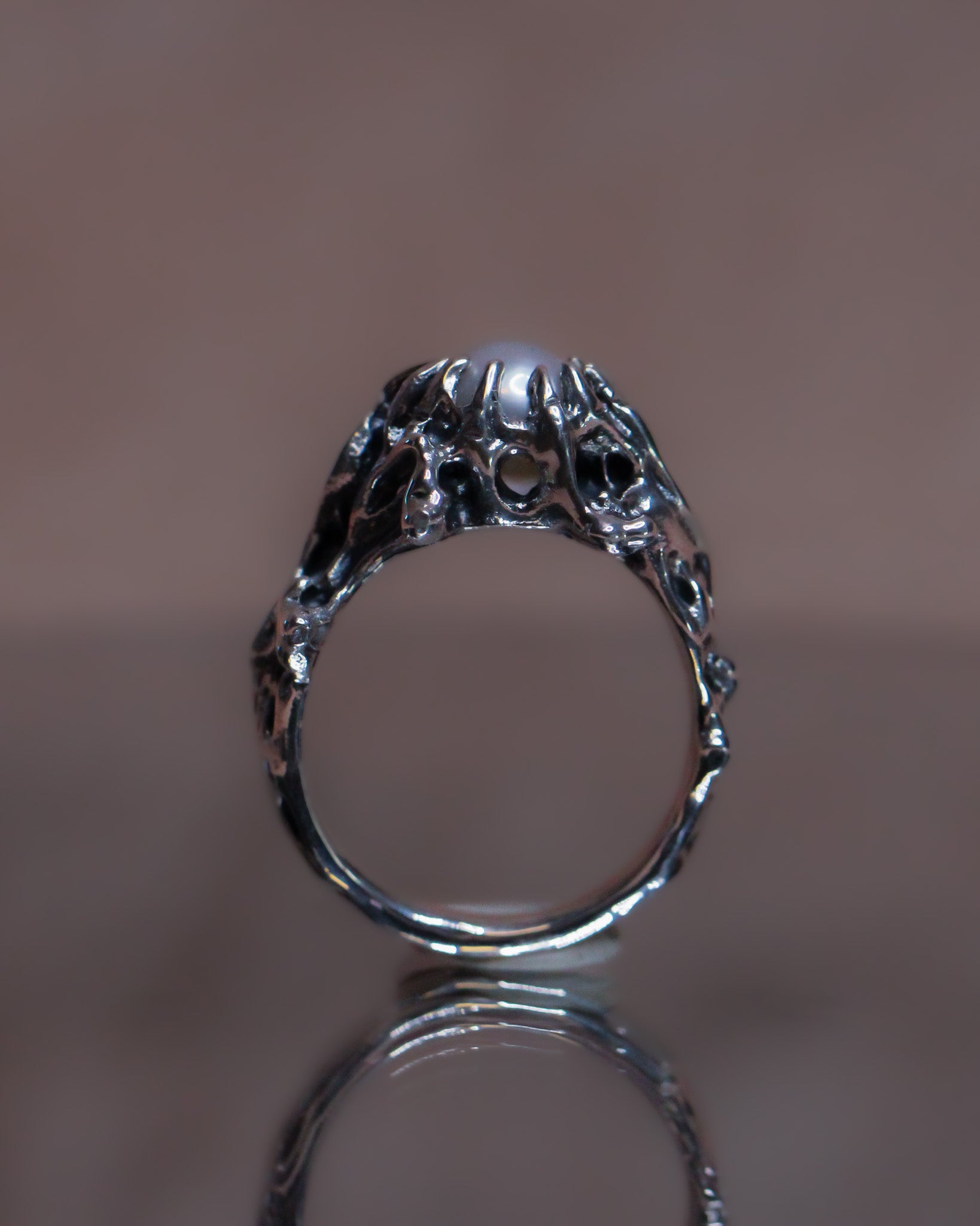 Tides of Tethys talisman ring
handcrafted astrological talisman Tides of Tethys