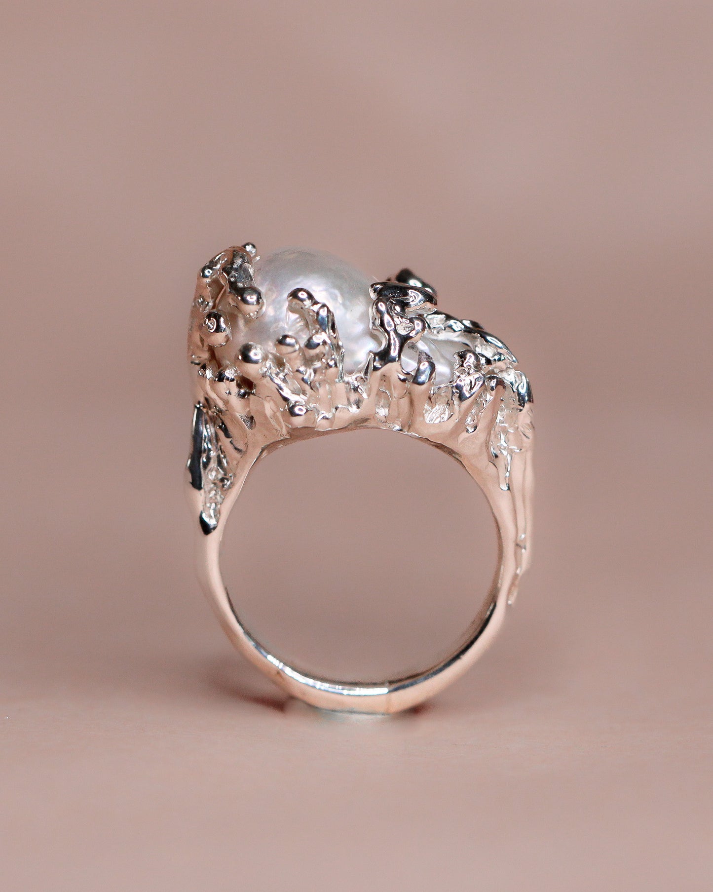 Tides of Tethys talisman ring
handcrafted astrological talisman Tides of Tethys