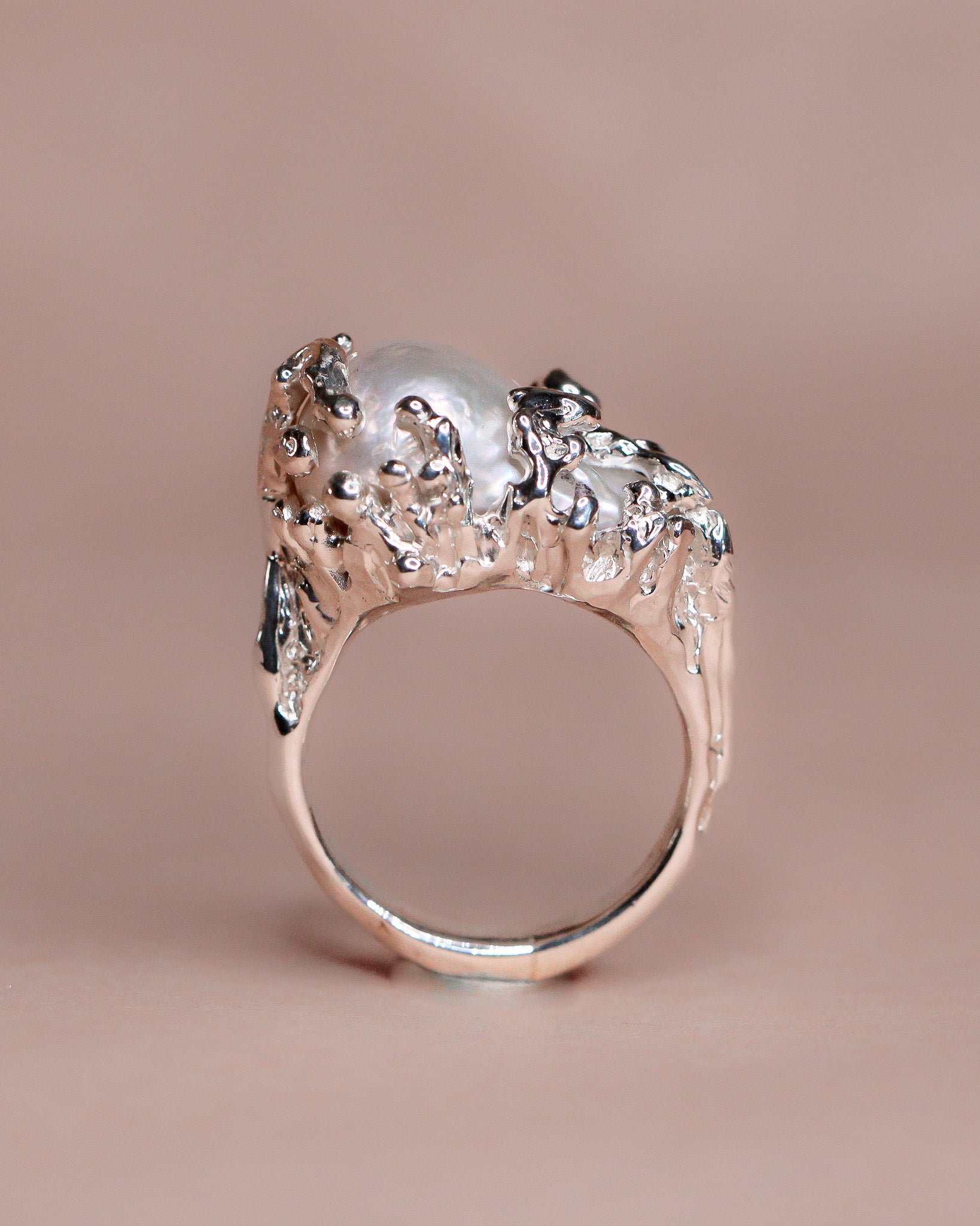 Tides of Tethys talisman ring
handcrafted astrological talisman Tides of Tethys