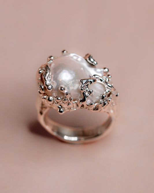 Tides of Tethys talisman ring
handcrafted astrological talisman Tides of Tethys