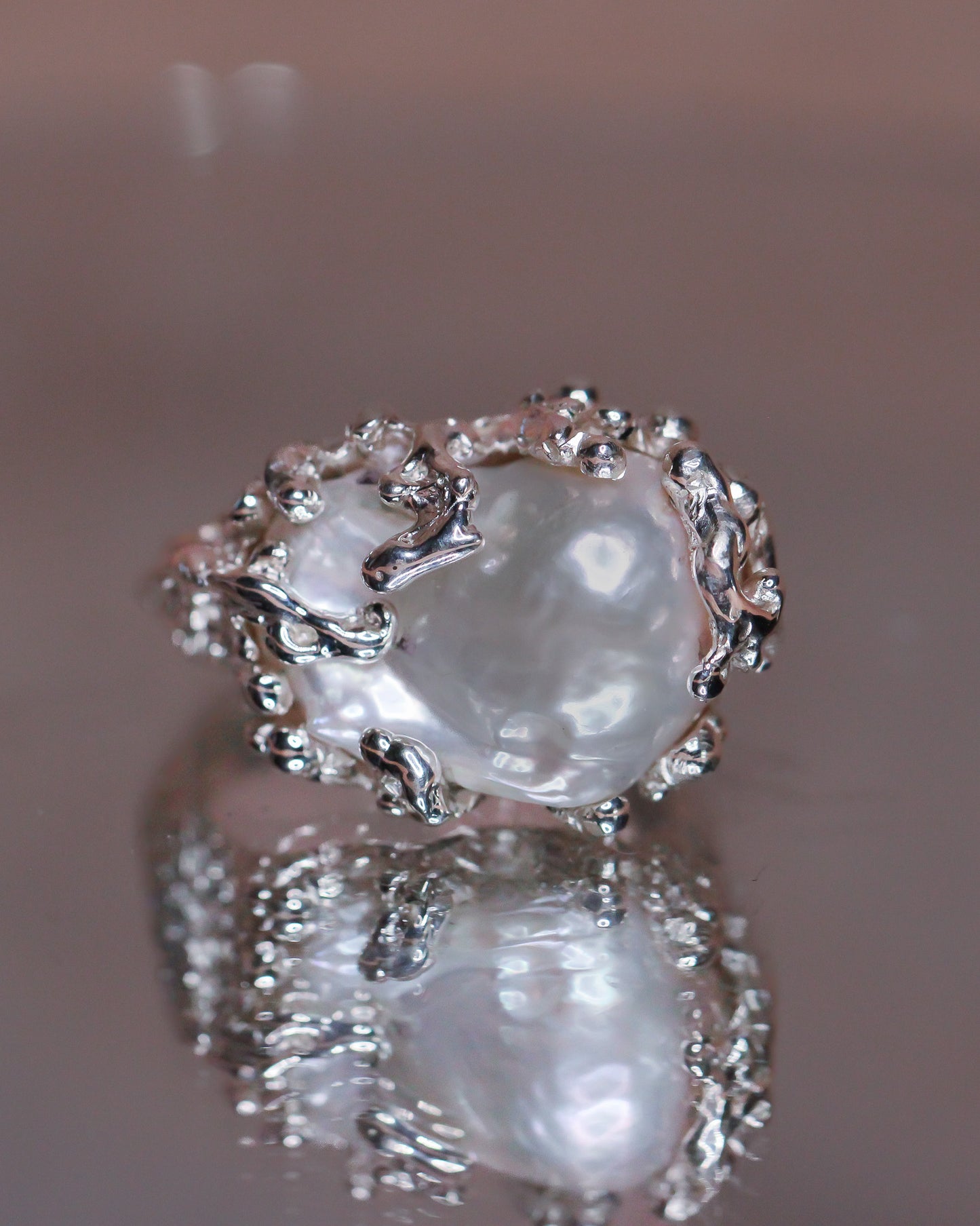 Tides of Tethys talisman ring
handcrafted astrological talisman Tides of Tethys