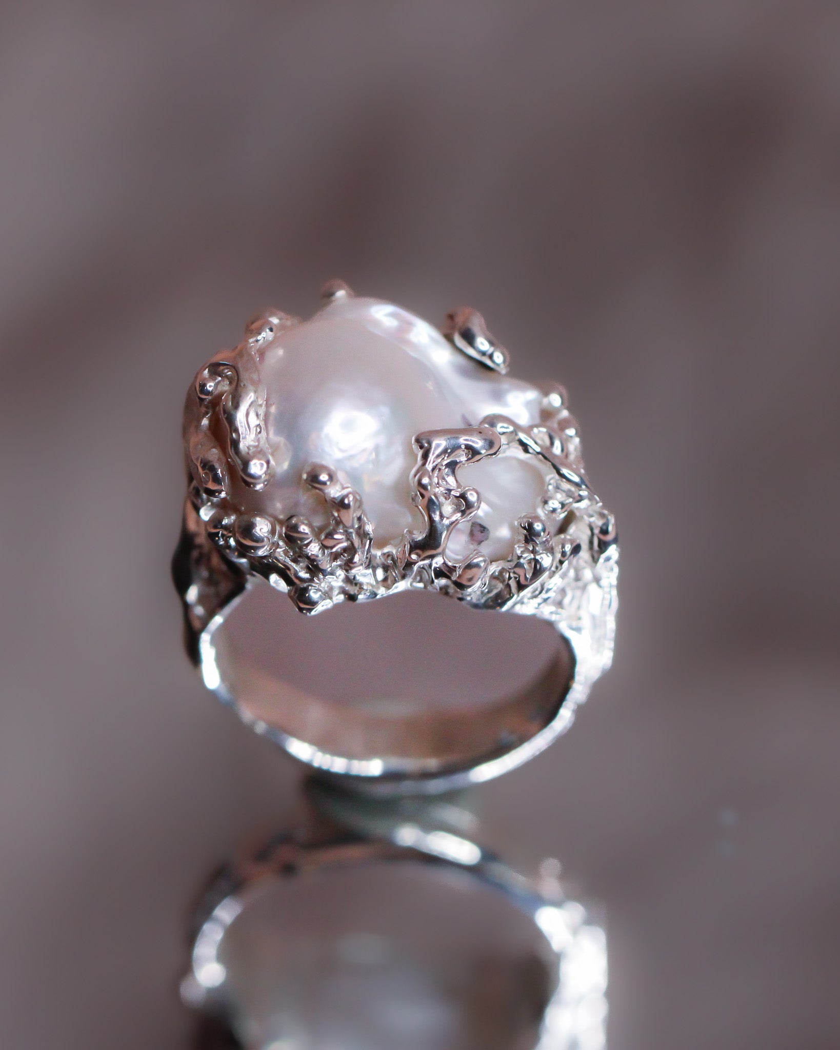 Tides of Tethys talisman ring
handcrafted astrological talisman Tides of Tethys