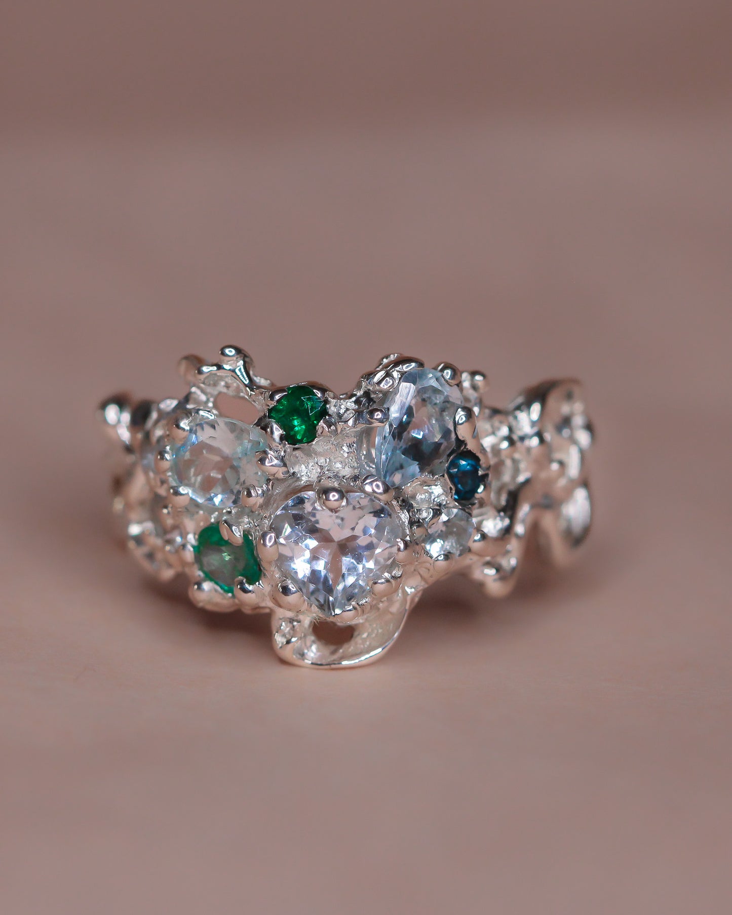 Tides of Tethys talisman ring
handcrafted astrological talisman Tides of Tethys