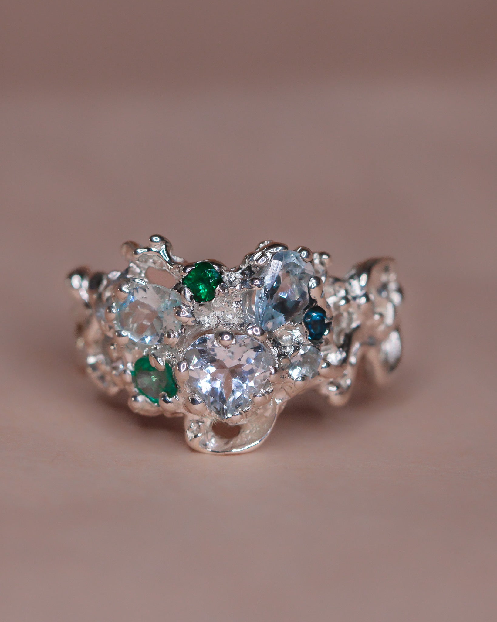 Tides of Tethys talisman ring
handcrafted astrological talisman Tides of Tethys