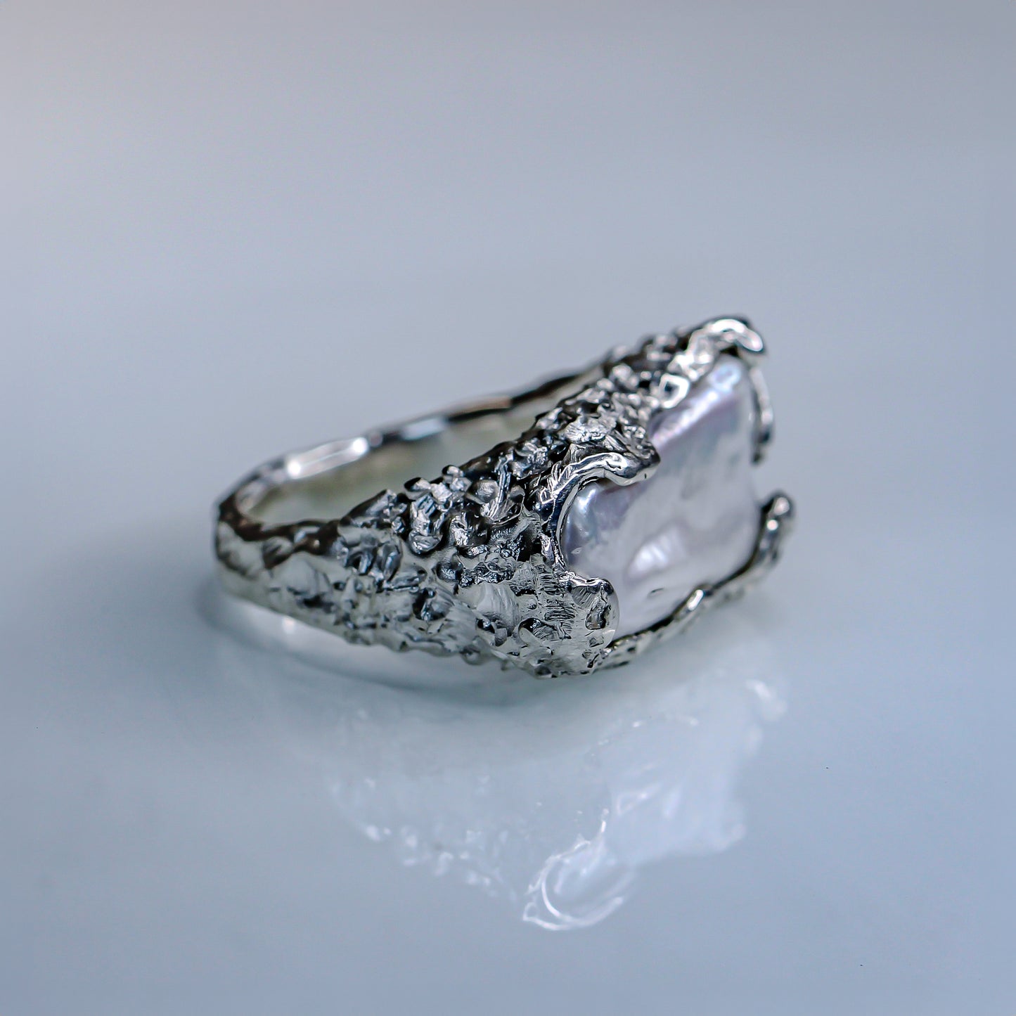 Venus Long Pearl Ring