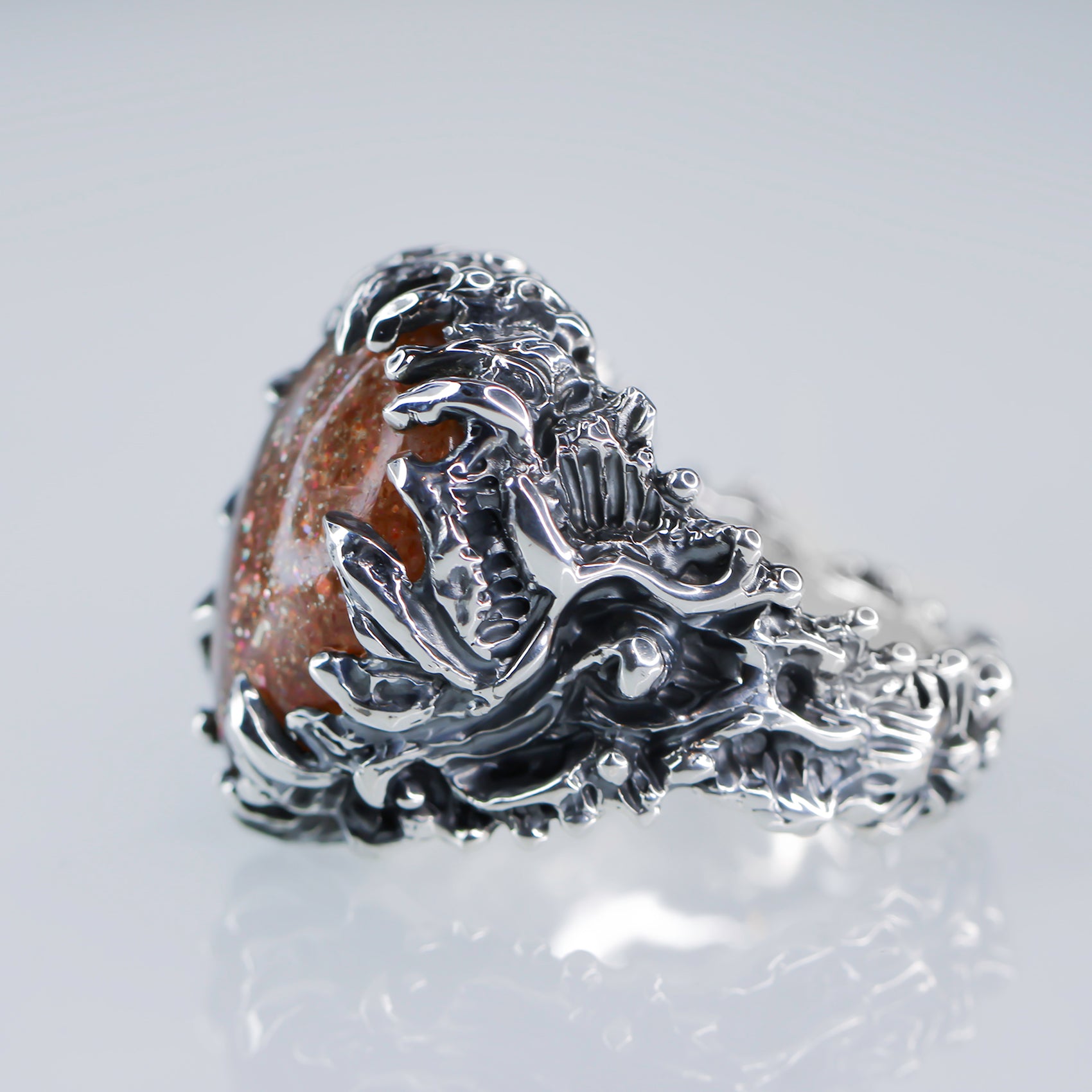 Apollo Karneios / Exalted Sun Talismans / Sol Invictus! -Sunstone Ring 1- size 8 1/2