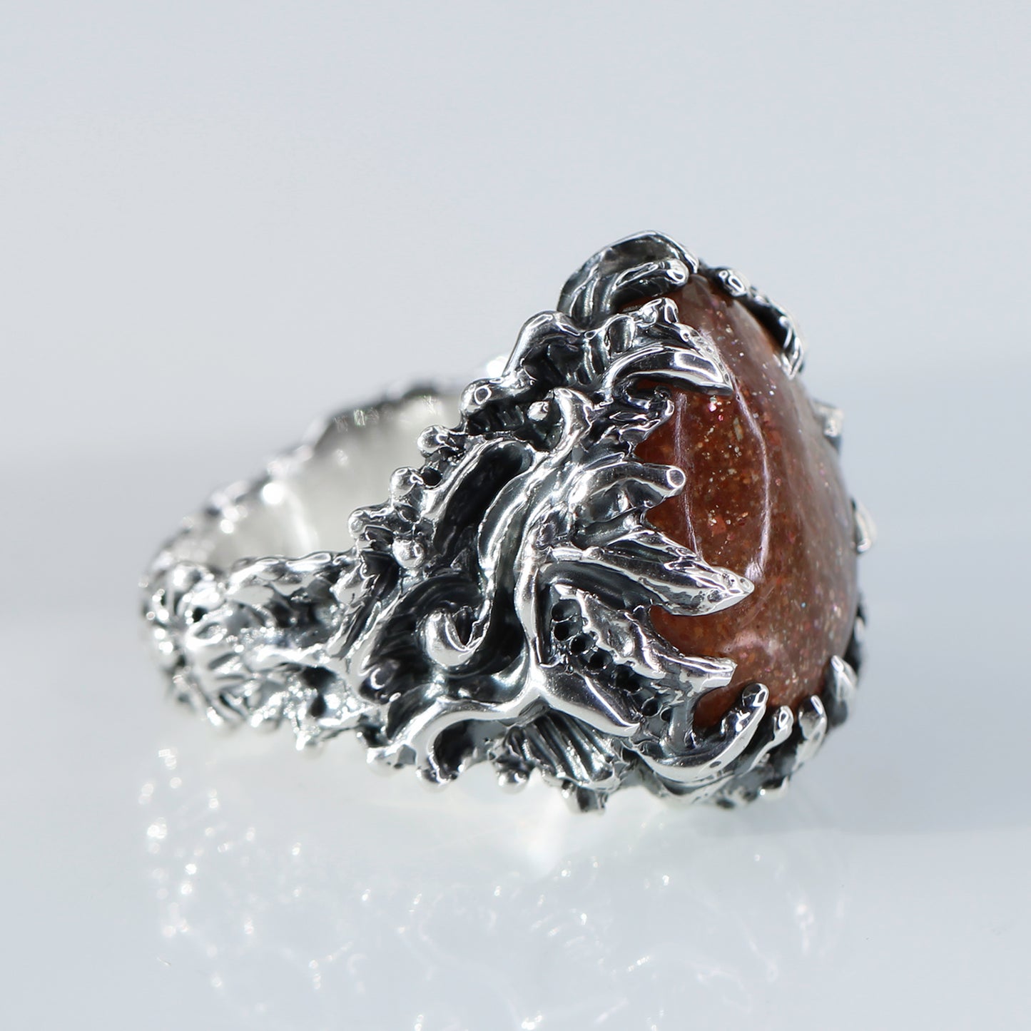 Apollo Karneios / Exalted Sun Talismans / Sol Invictus! -Sunstone Ring 1- size 8 1/2