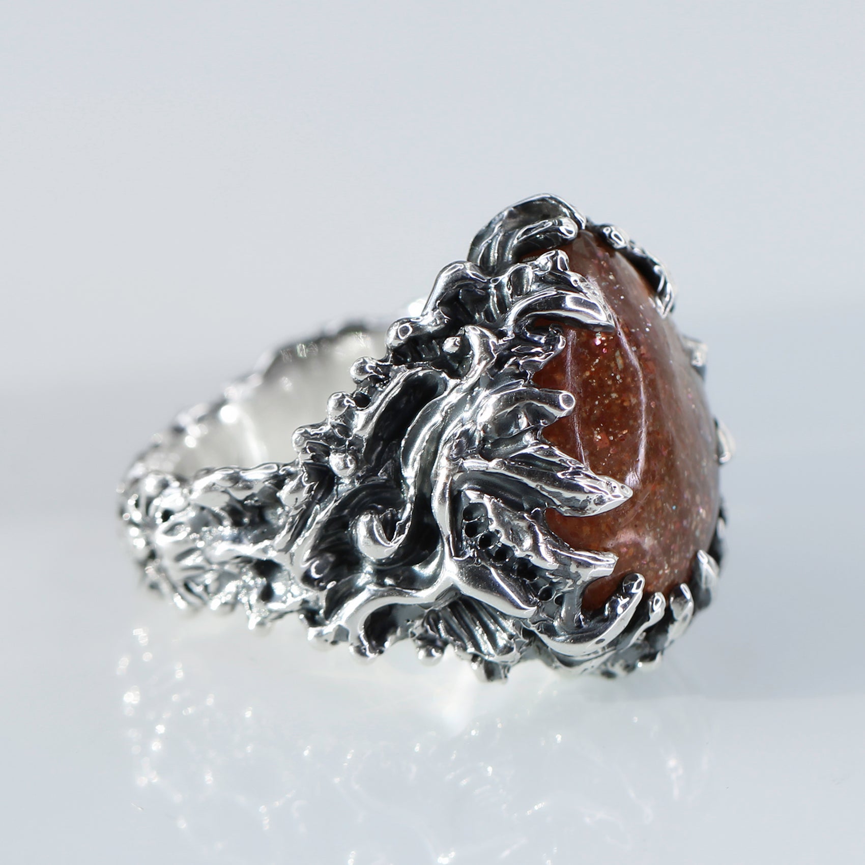 Apollo Karneios / Exalted Sun Talismans / Sol Invictus! -Sunstone Ring 1- size 8 1/2