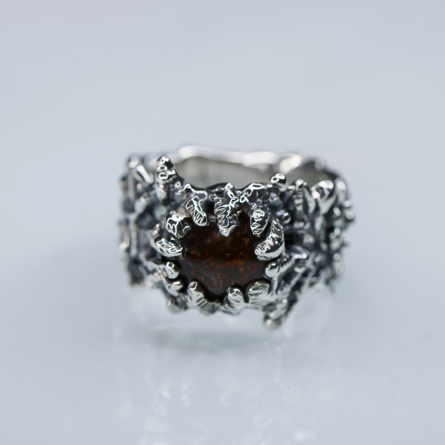 Apollo Karneios / Exalted Sun Talismans / Sol Invictus! -Amber Ring 2- size 6 1/2