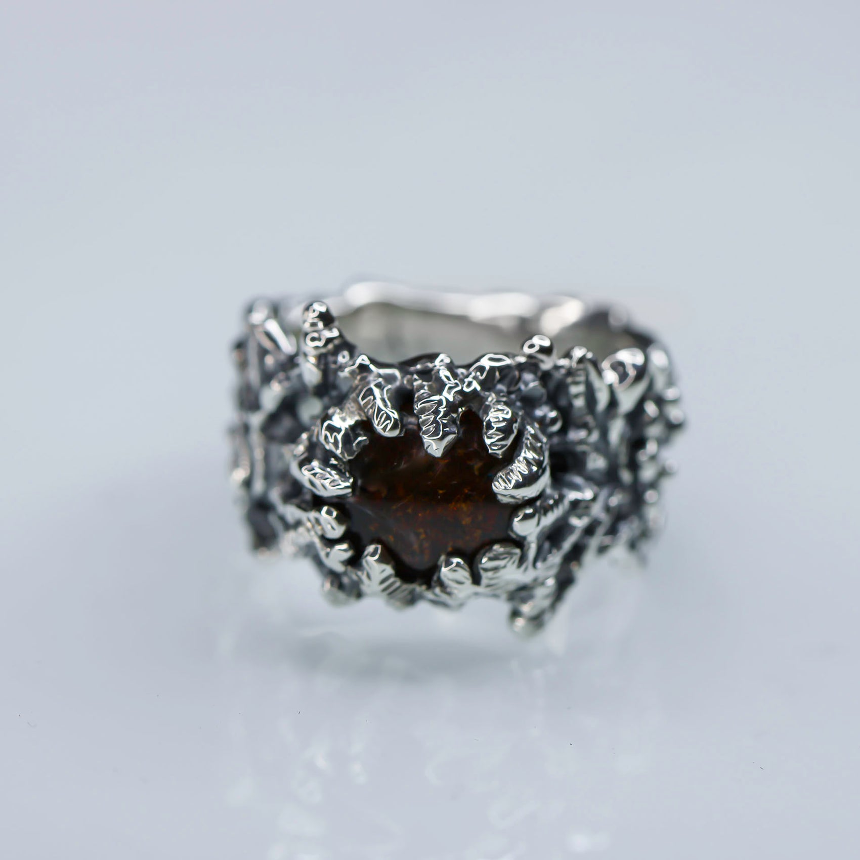 Apollo Karneios / Exalted Sun Talismans / Sol Invictus! -Amber Ring 2- size 6 1/2