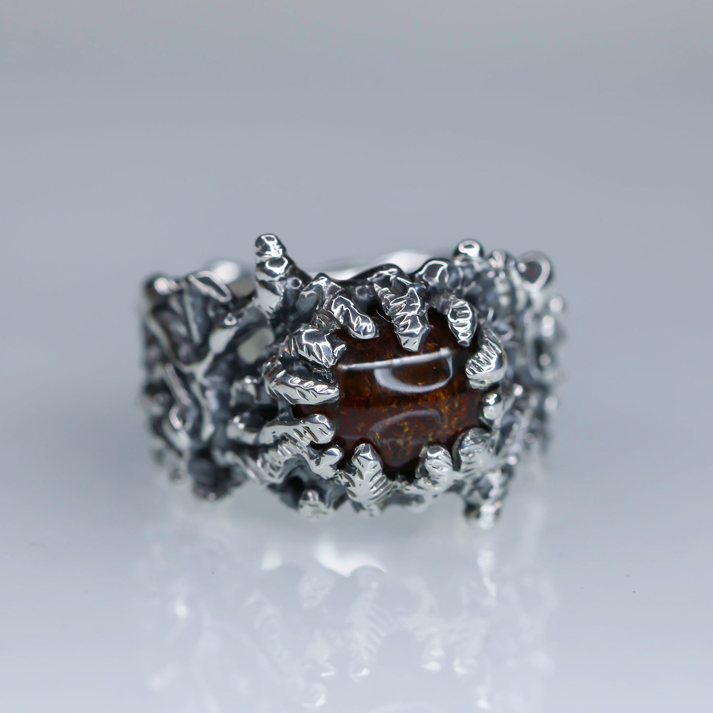 Apollo Karneios / Exalted Sun Talismans / Sol Invictus! -Amber Ring 2- size 6 1/2