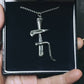 Saturn Talisman ~ Glyph Bone Pendant