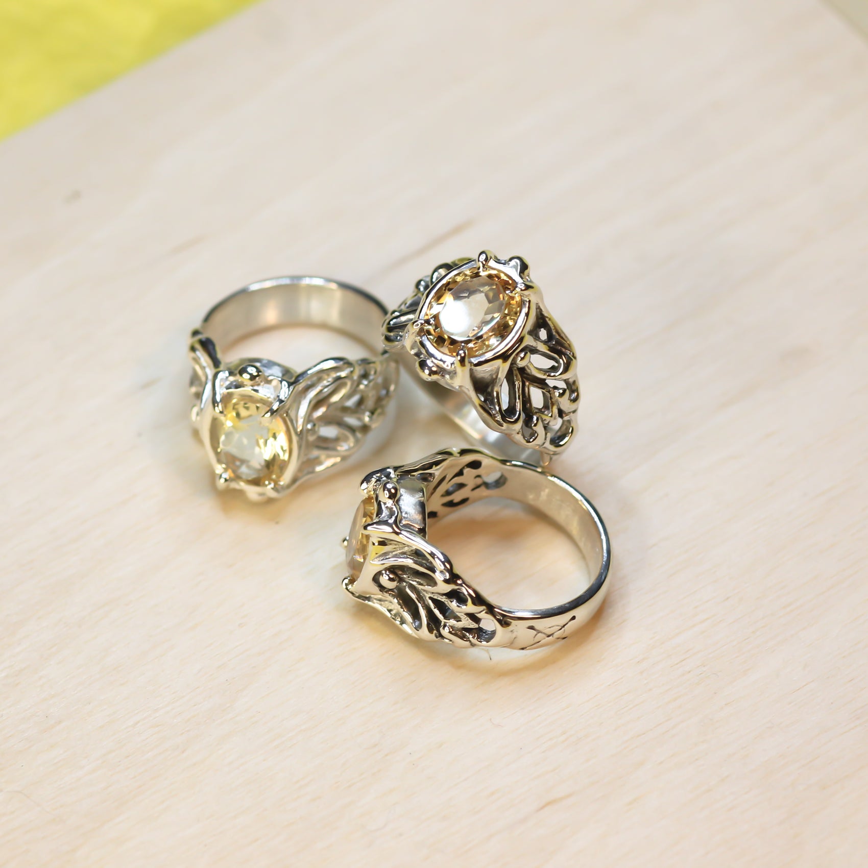 Jovially Aureate: Jupiter Talisman Rings